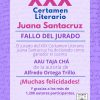 Fallo del Jurado del XXX Certamen Literario Juana Santacruz