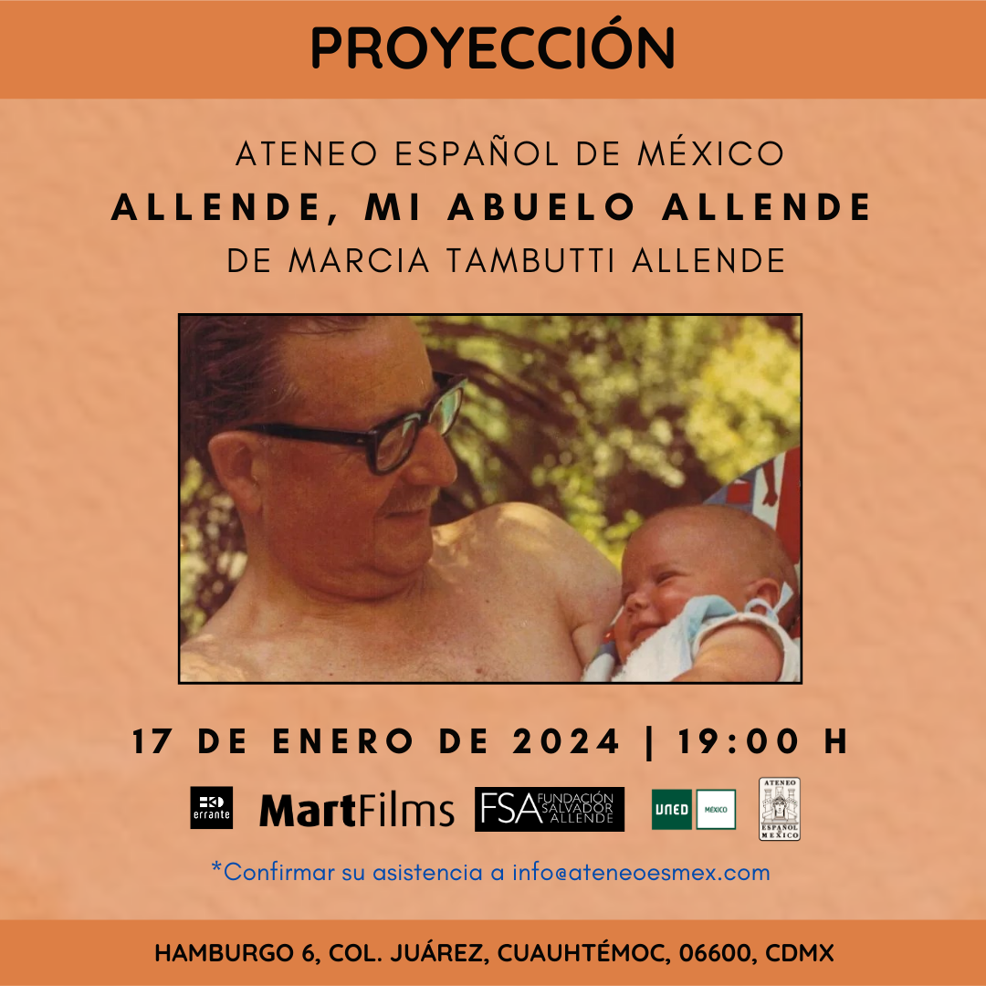 Proyección: Allende, mi abuelo Allende